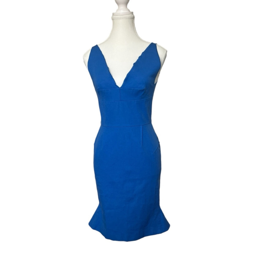 Roland Mouret V Neck Cocktail Dress Size 6